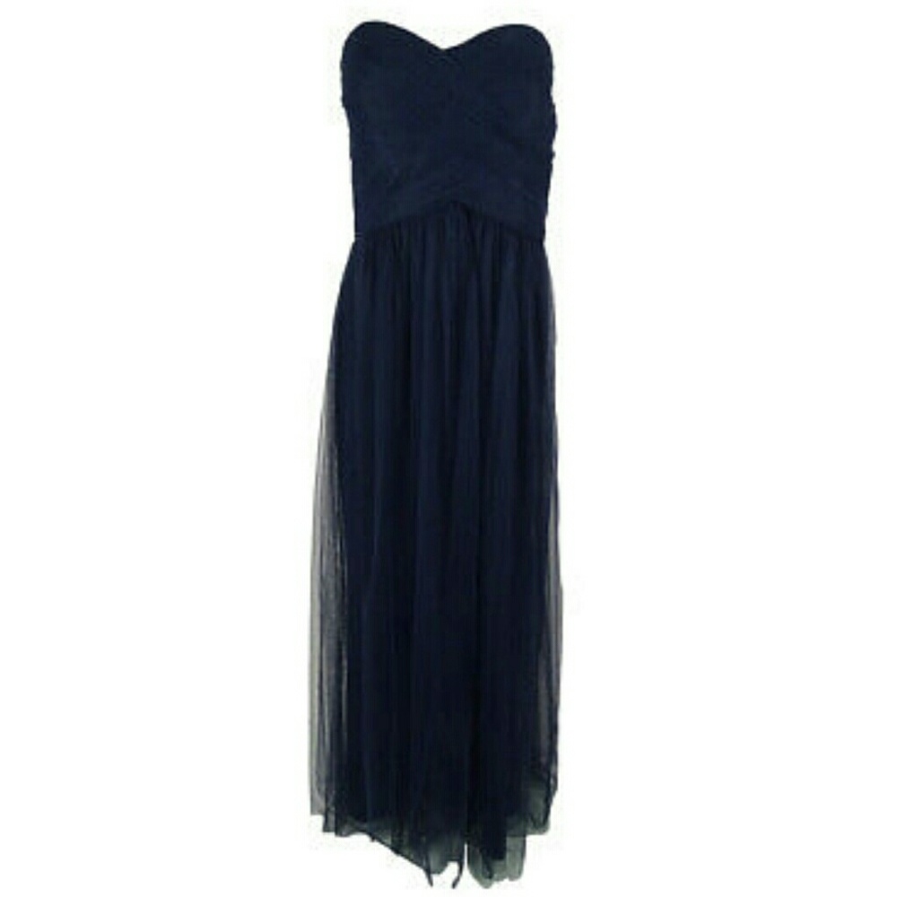 Navy Blue Ralph Lauren  strapless gown